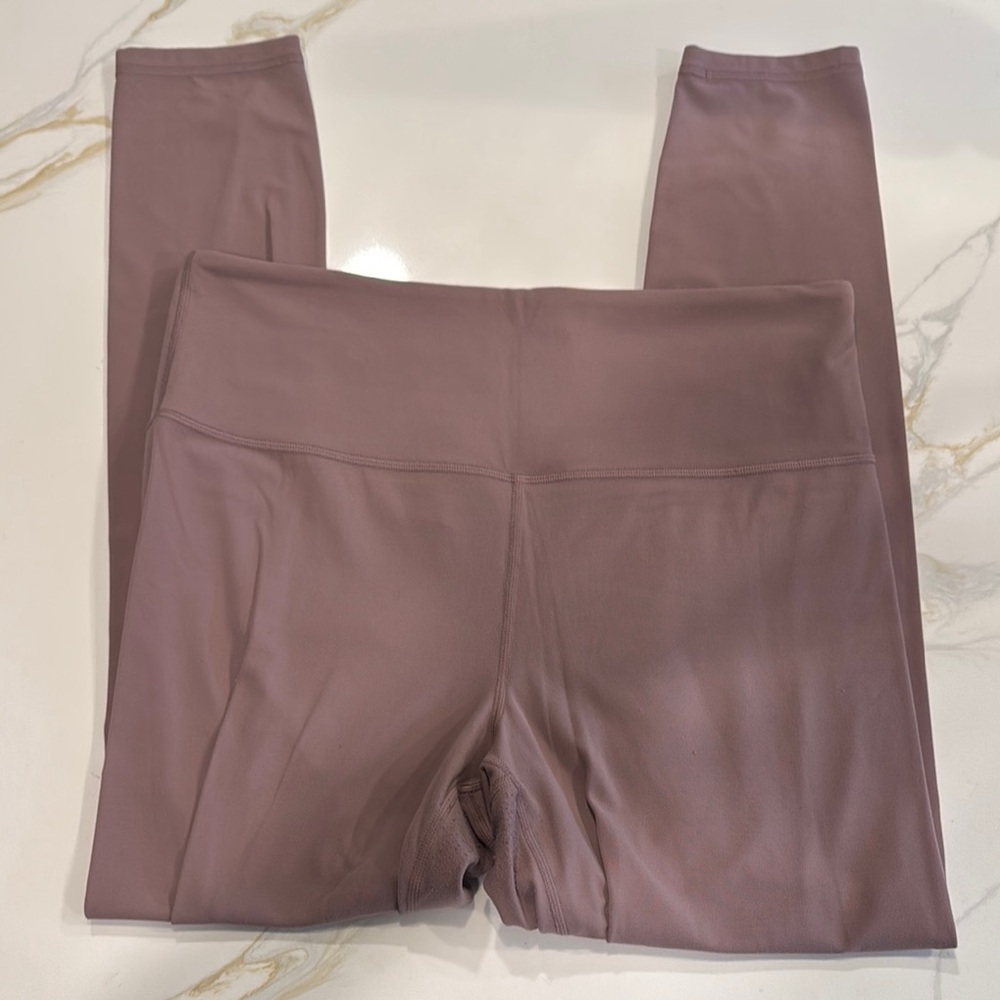 Athleta Ultra High Rise Elation 7/8 Mauve Leggings